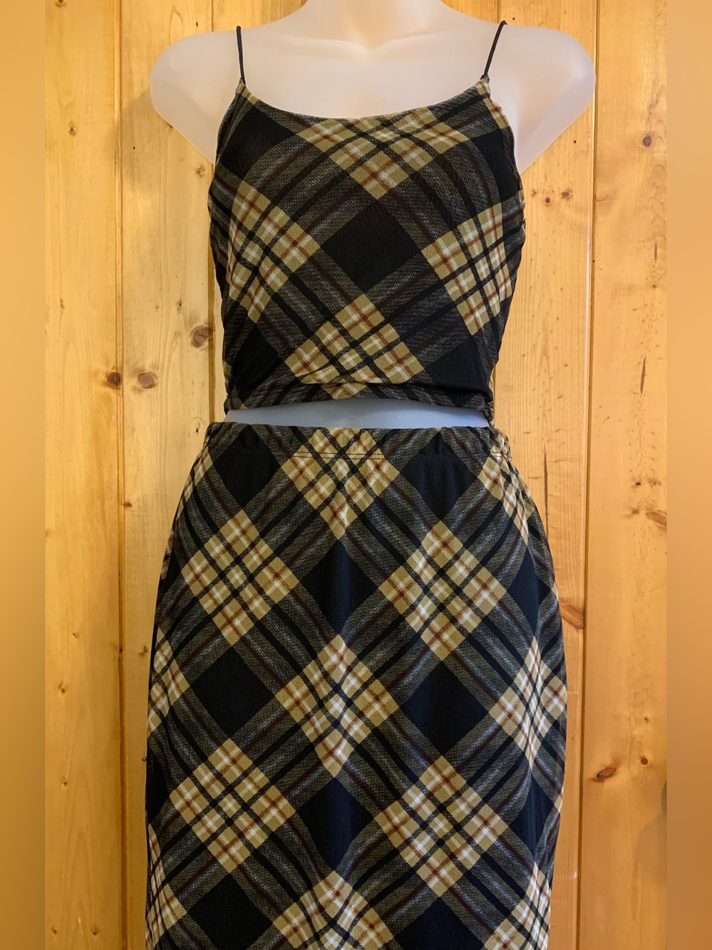 Rue 21 Plaid Skirt Set
